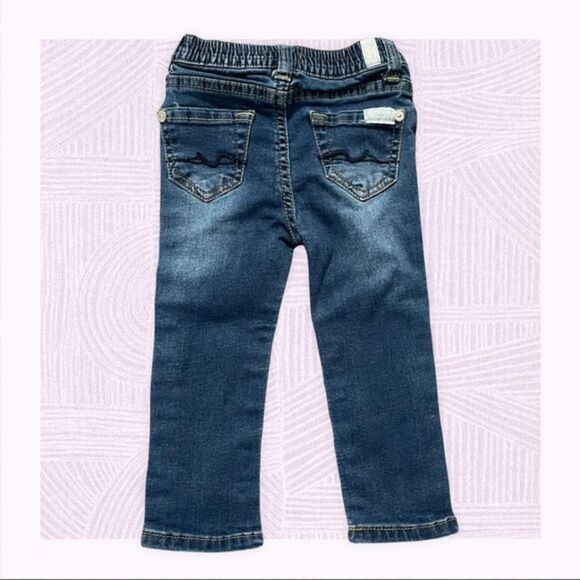 7 For All Mankind The Skinny Stretch Jeans Size 18‎ Months - Picture 1 of 7